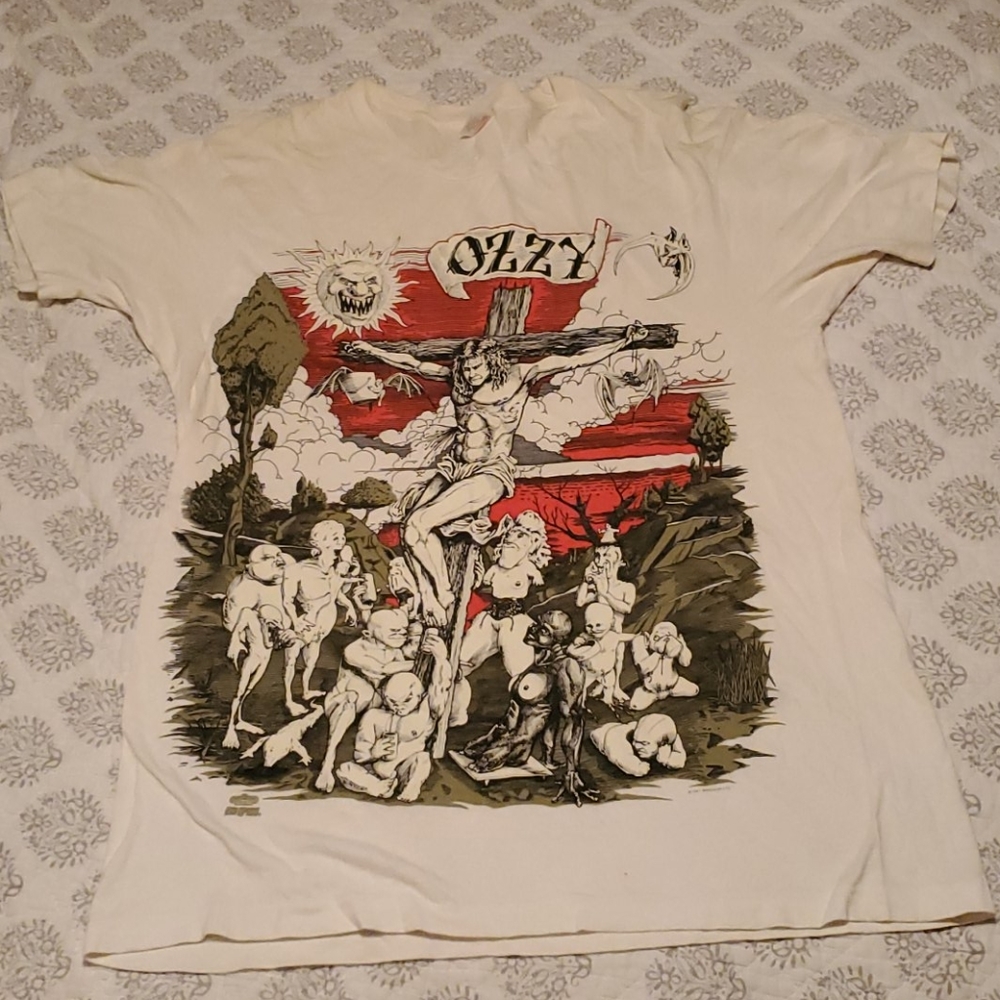 Original vintage Ozzy Ozborne concert shirt - XL